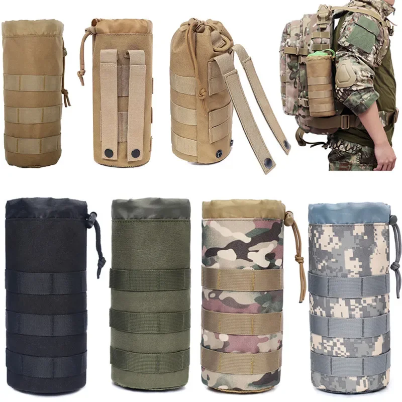 Hydration Pack Outdoor - Tactical Molle Water Bottle Bag Pouch