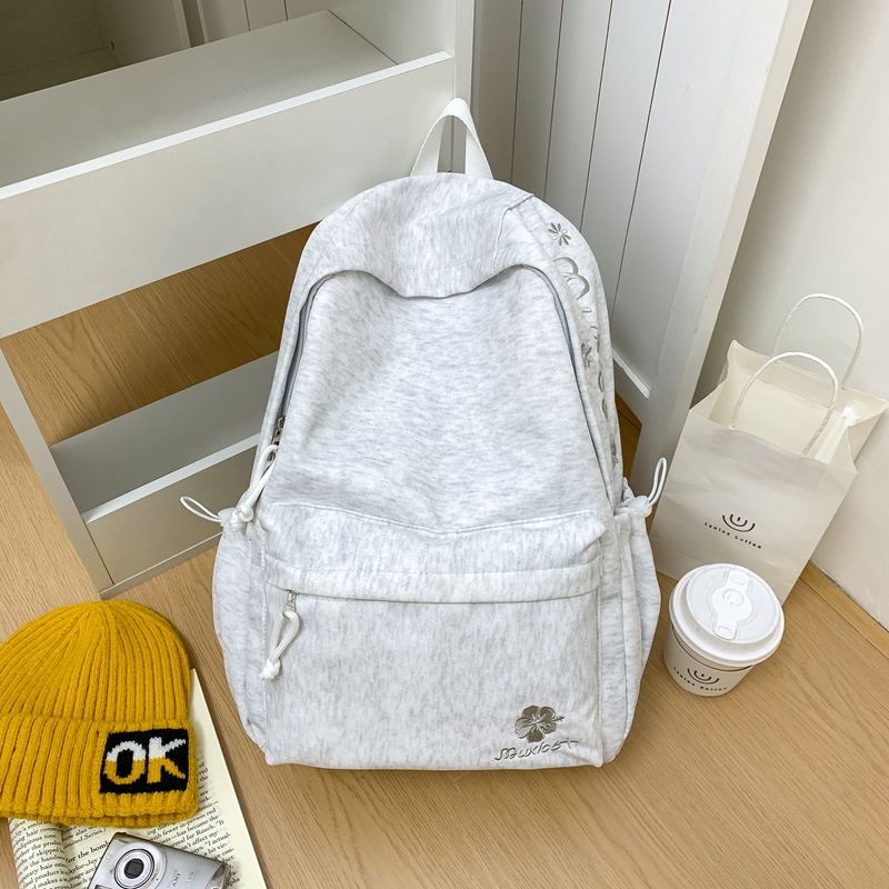 Canvas Backpack Casual - Nylon Solid Colors Design Sense Backpacks