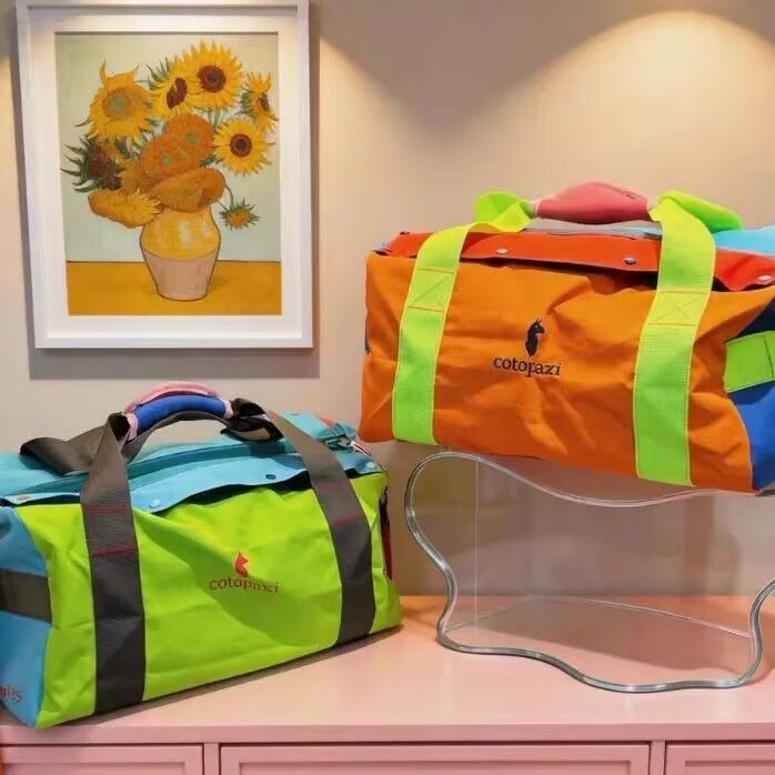 Canvas Backpack Casual - 35L Large Capacity Gym Yoga Bag,