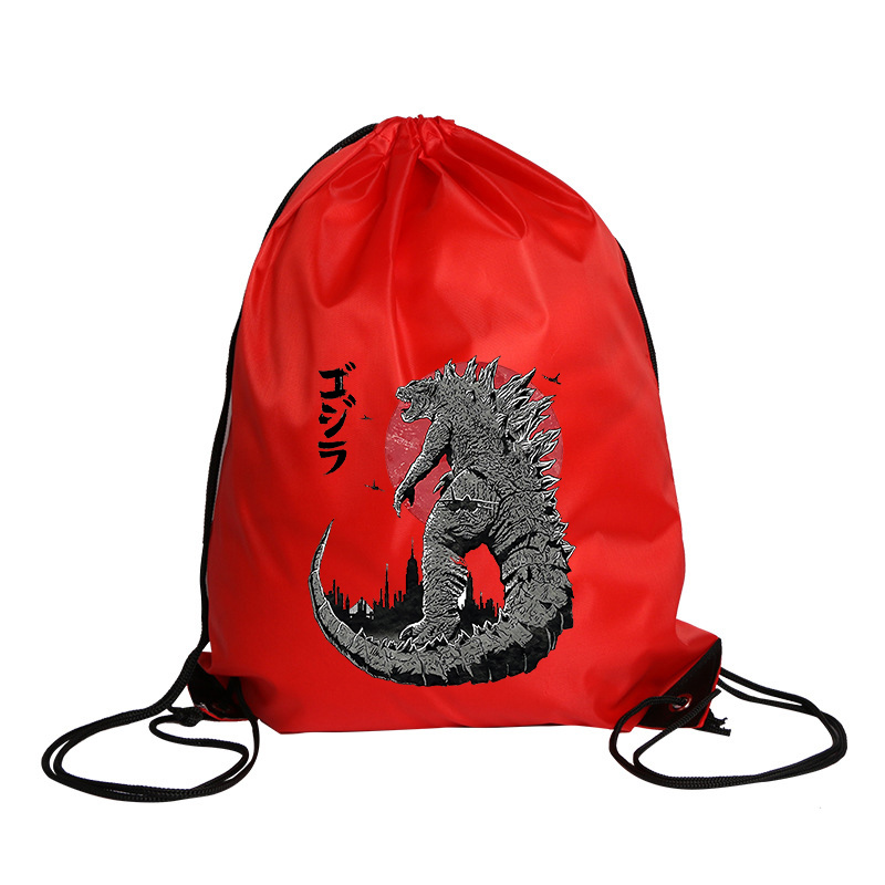 Godzilla Riding Backpack Gym D - Drawstring Gym Bag review and price