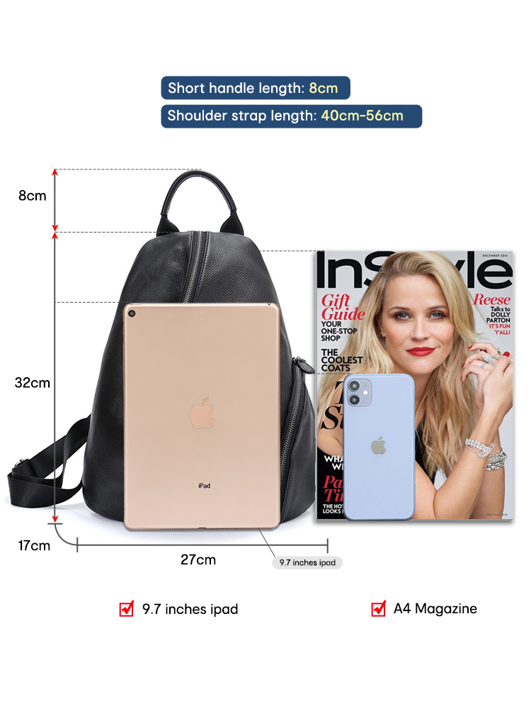 Zency Women's Genuine Leather  - Fashion Backpack Women review and price