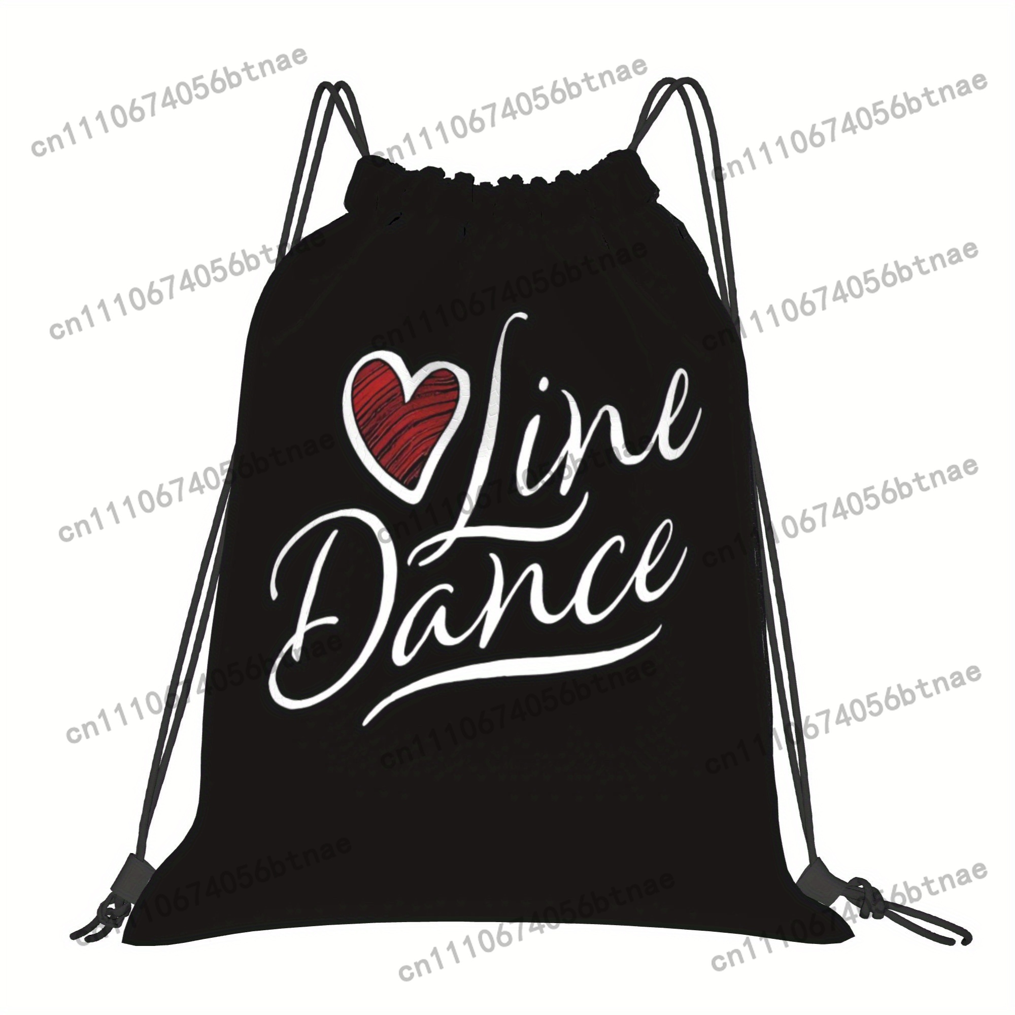 LOVE Line Dance Drawstring Bag - Drawstring Gym Bag review and price