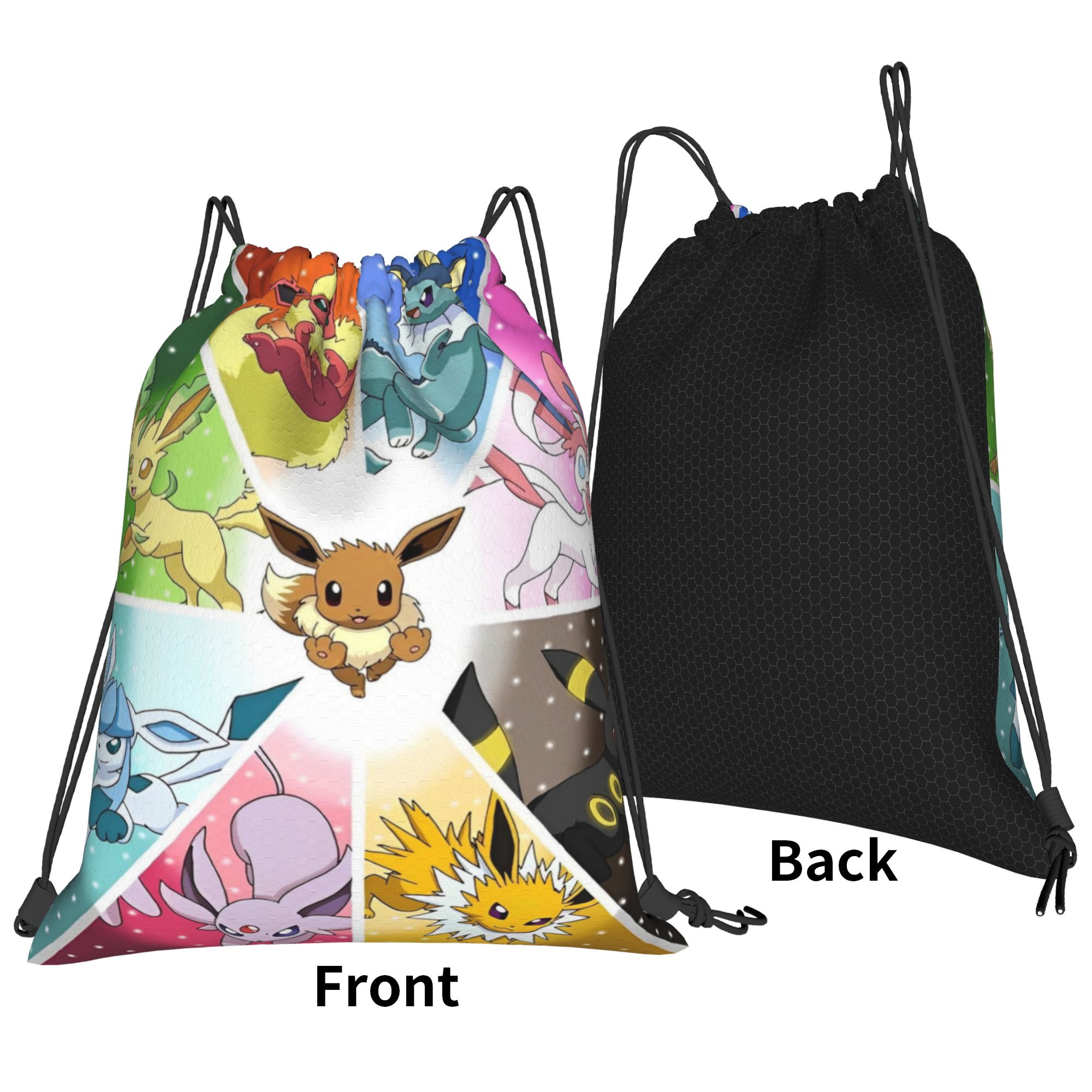90s Anime Poke-Mon Drawstring  - Drawstring Gym Bag review and price