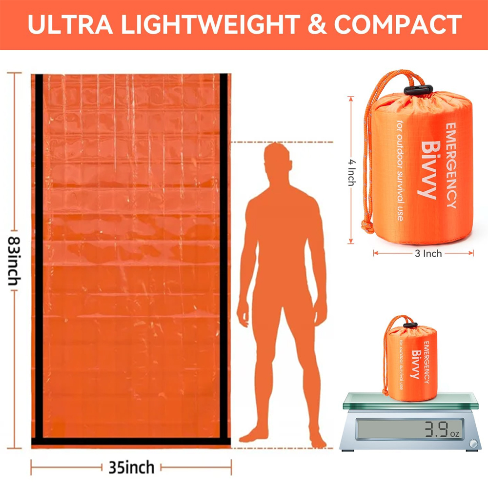 Emergency Sleeping Bag Surviva - Hiking Backpack Waterproof review and price