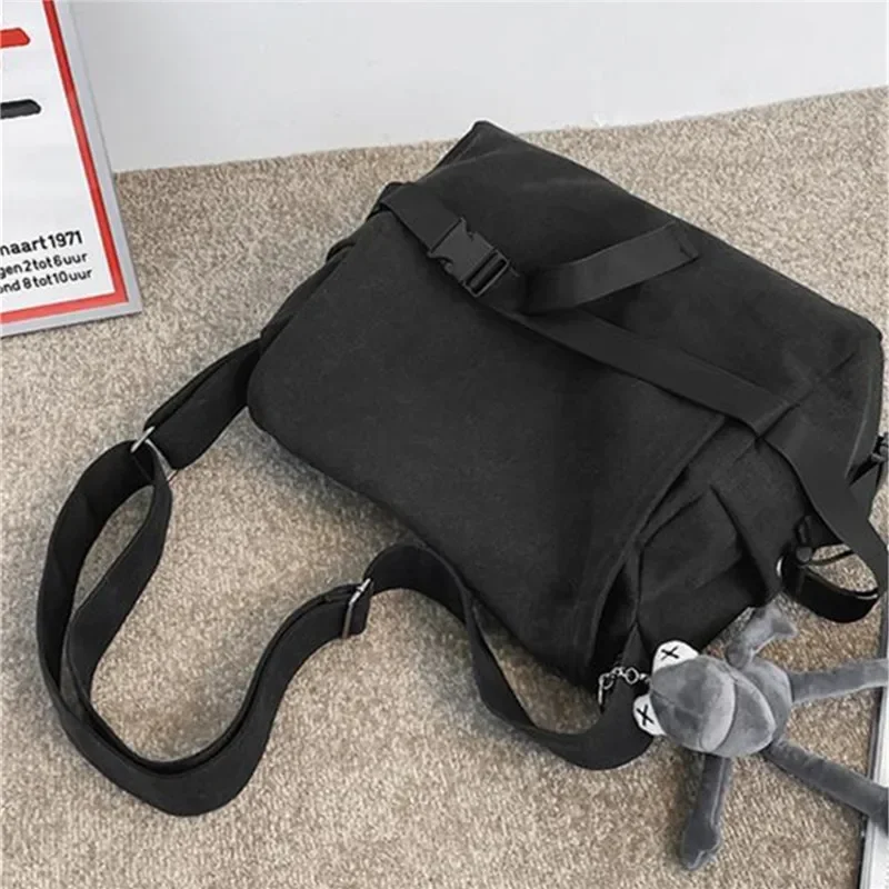 Solid Color Flip Cover Canvas  - Canvas Backpack Casual review and price