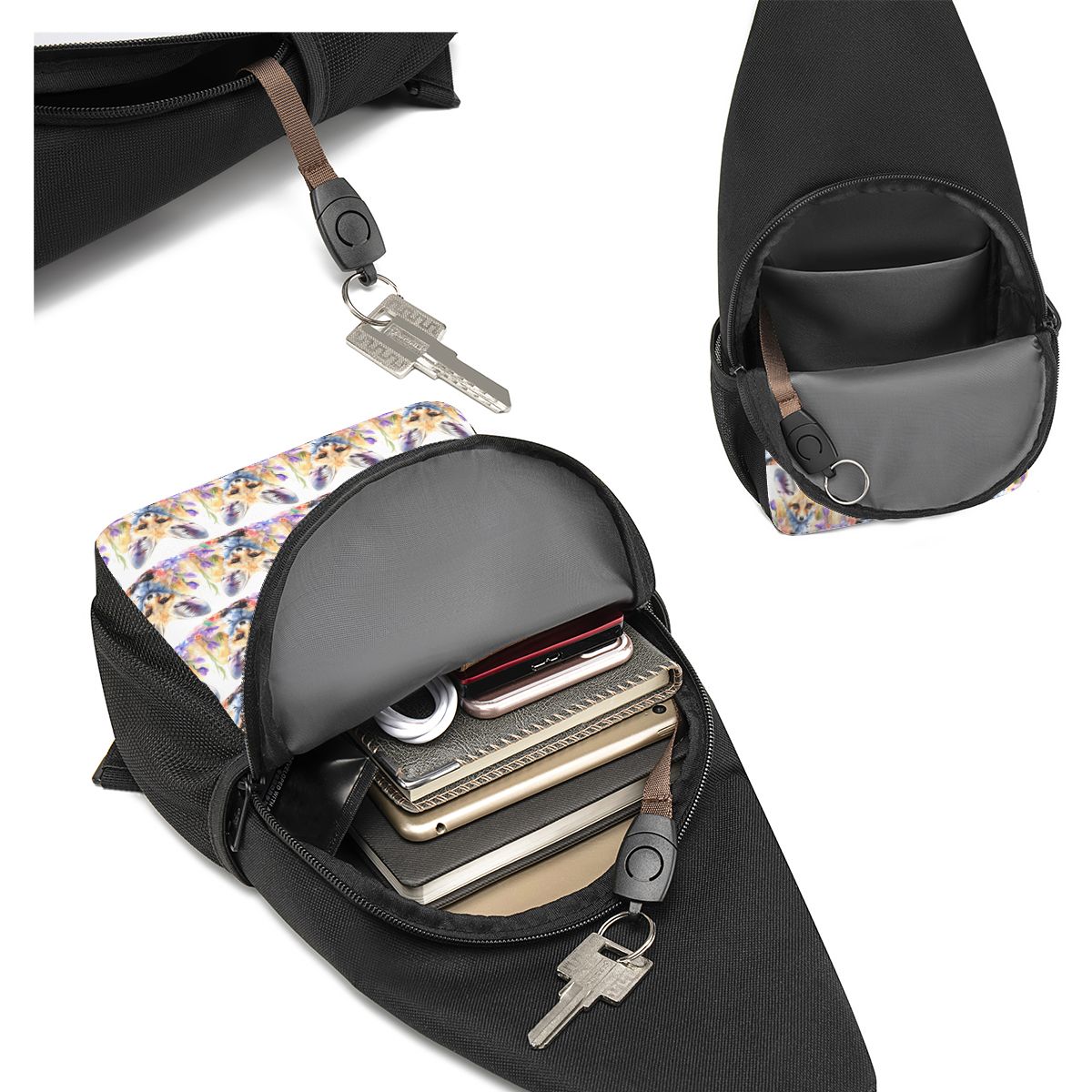 Cute Fennec Fox Chest Bag Men  - Sling Backpack Shoulder review and price