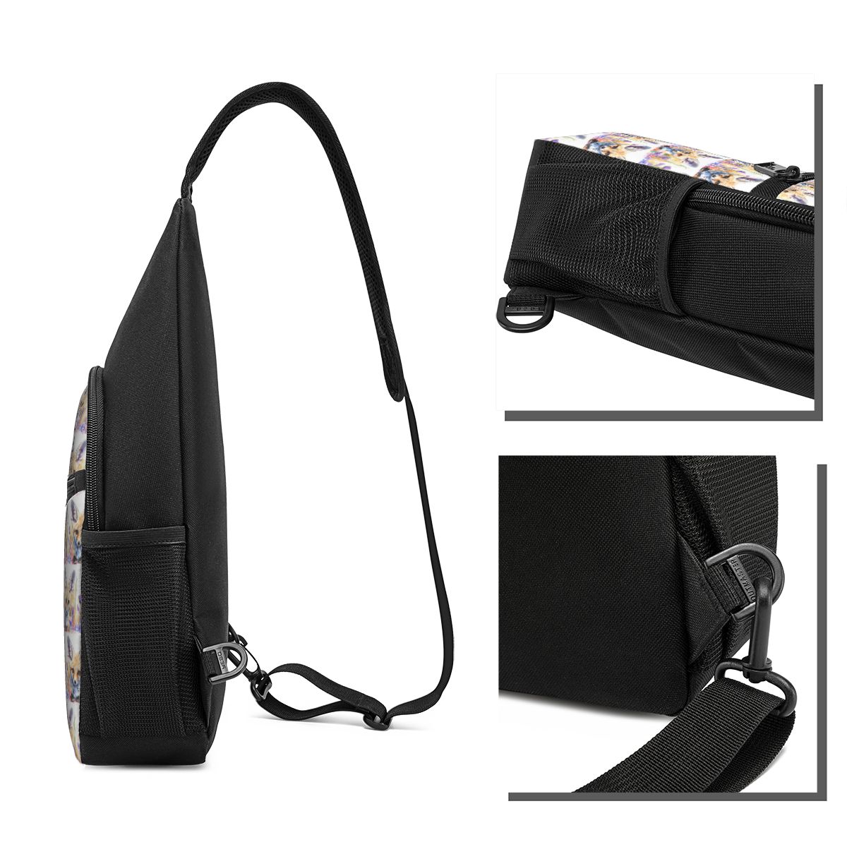 Cute Fennec Fox Chest Bag Men  - Sling Backpack Shoulder review and price