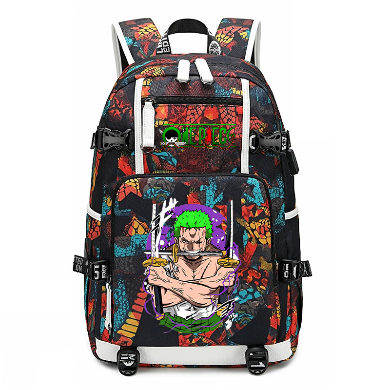 One Piece Zoro Printed School  - School Backpack Teen review and price
