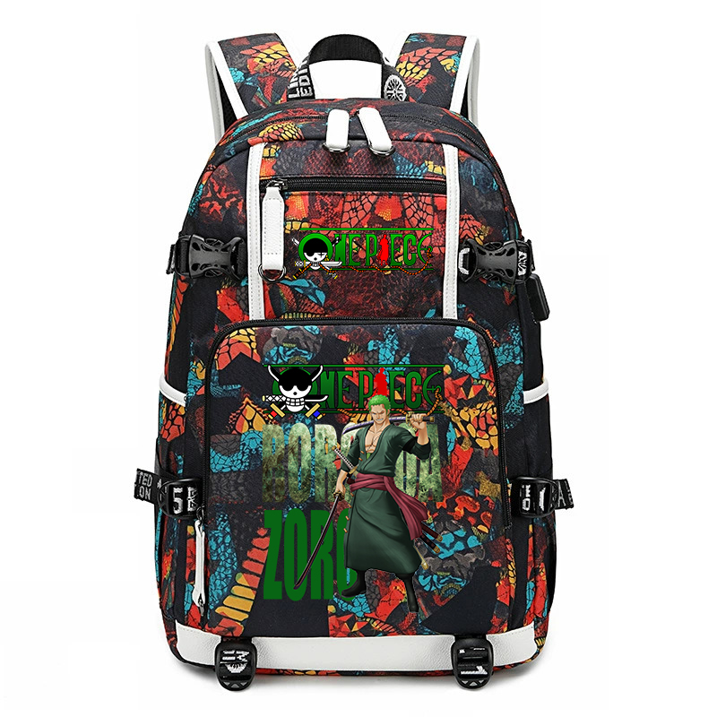 One Piece Zoro Printed School  - School Backpack Teen review and price