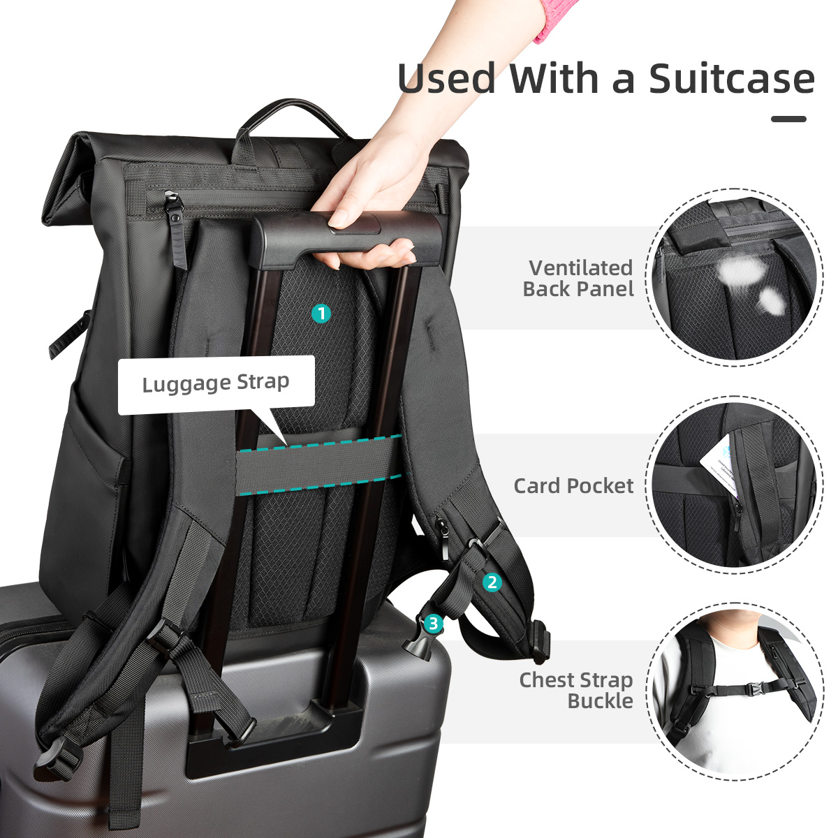 HK Multifunctional Travel Back - Laptop Backpack 15.6 review and price