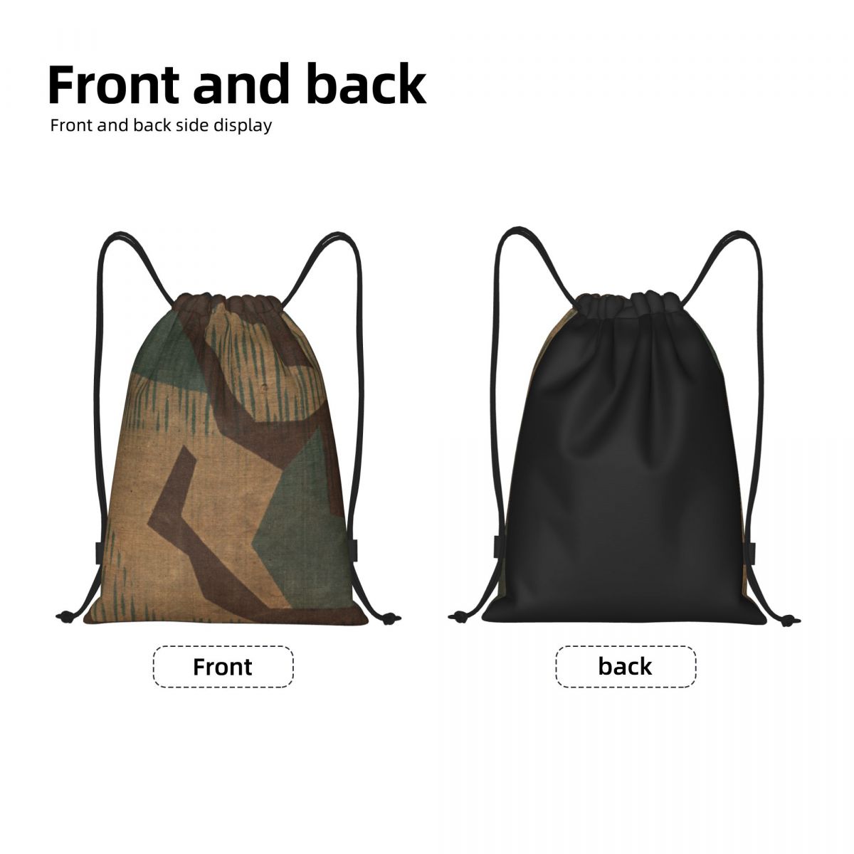 Splintertarn German Camouflage - Drawstring Gym Bag review and price