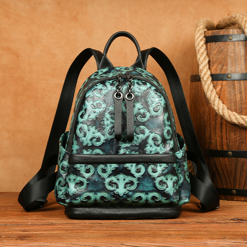 Johnature Genuine Leather Embo - Leather Backpack Vintage review and price