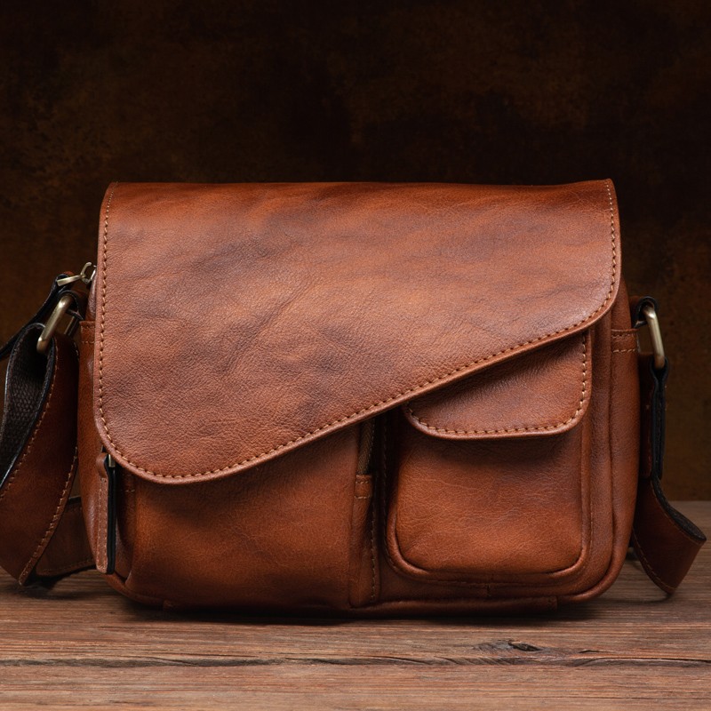 Men's Stylish Leather Shoulder - Canvas Backpack Casual review and price