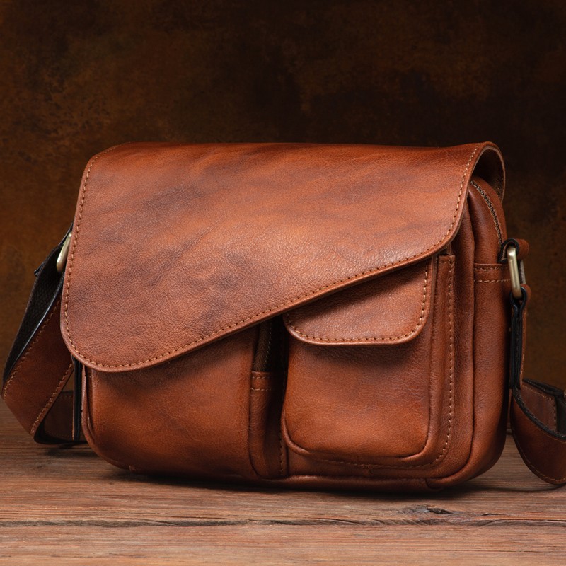 Men's Stylish Leather Shoulder - Canvas Backpack Casual review and price
