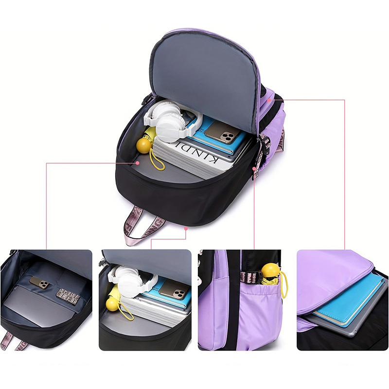 Color Block Backpack Teen Girl - School Backpack Teen review and price