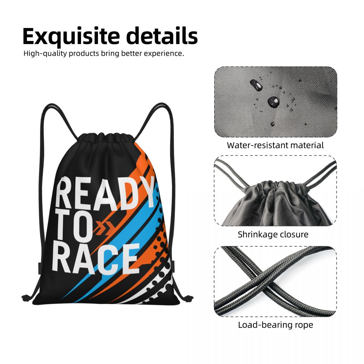 Ready To Race Drawstring Backp - Drawstring Gym Bag review and price